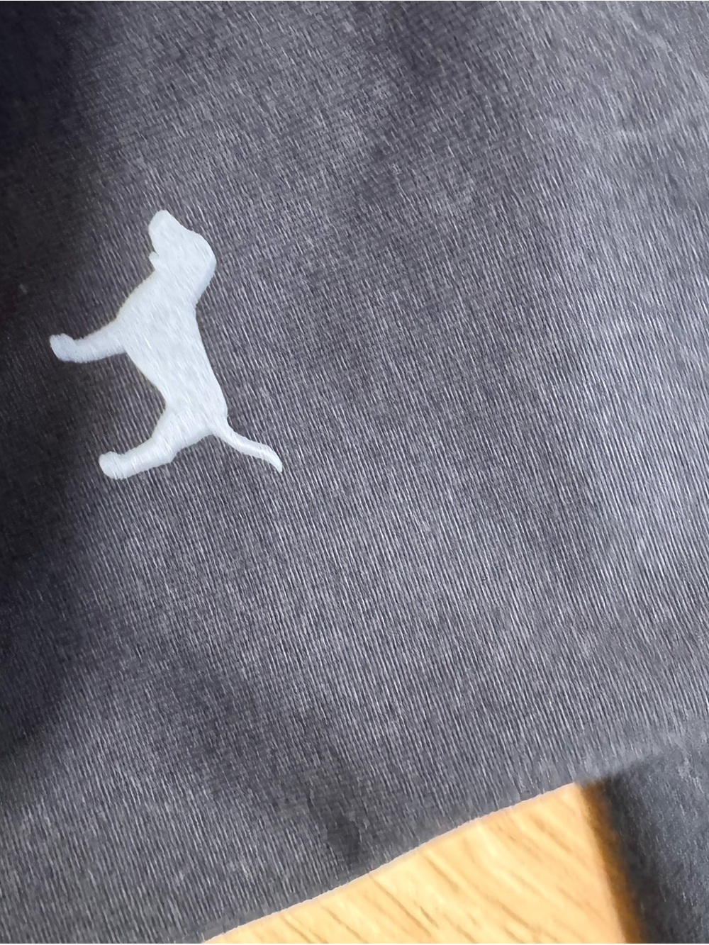 PINK Victoria's Secret Black Performance Leggings with White Logo - Picture 5 of 5